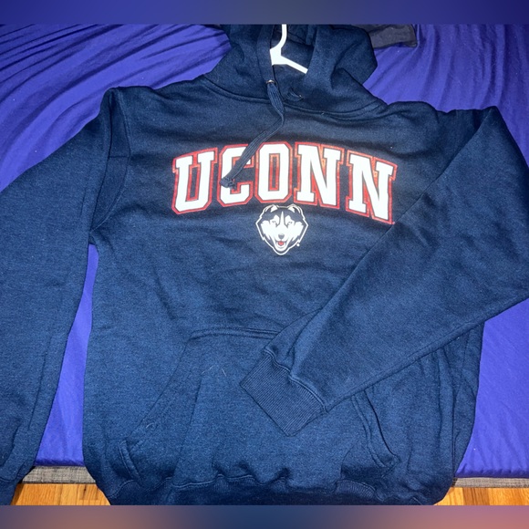University of Connecticut Navy Hoodie - Picture 1 of 3